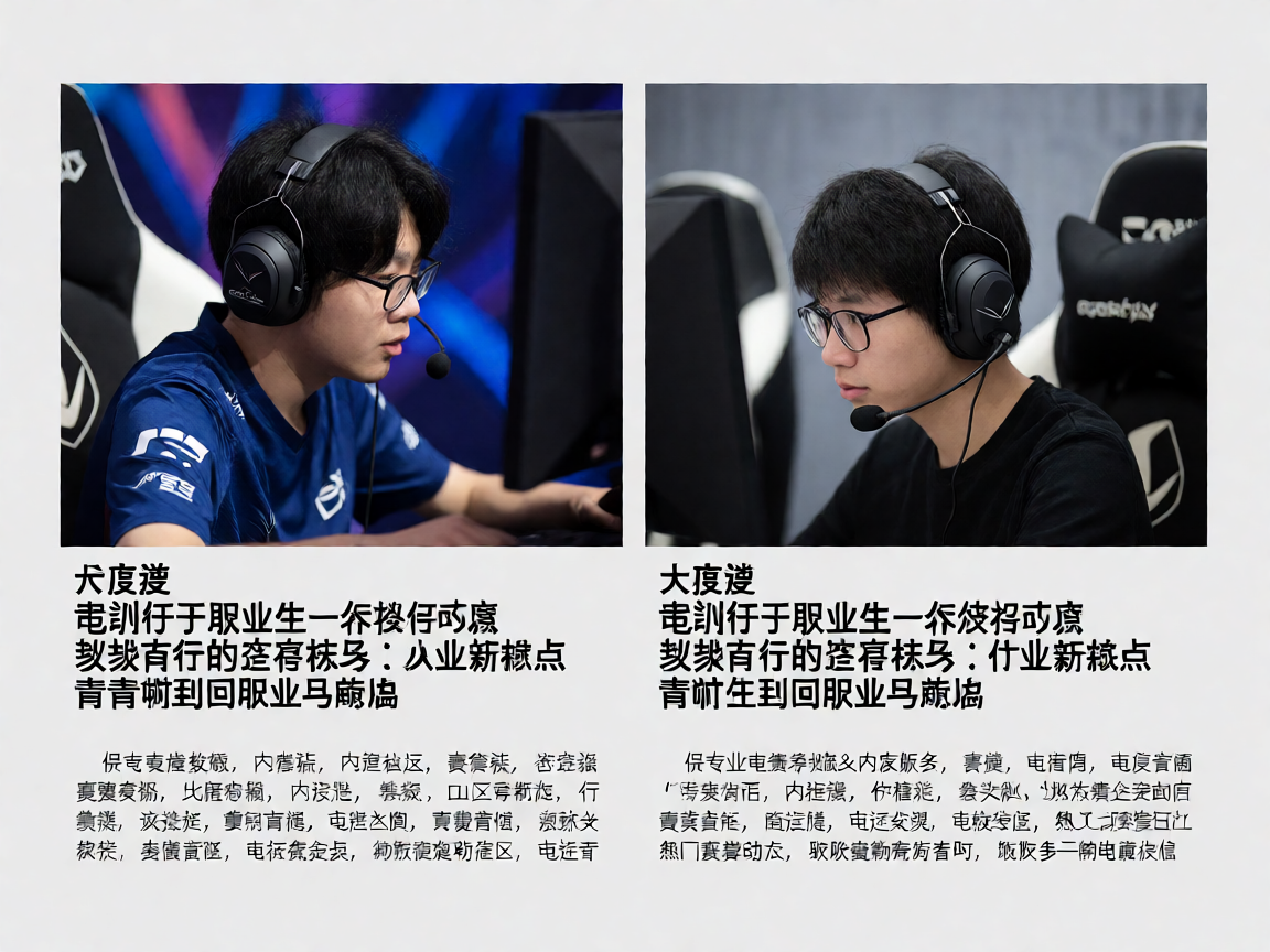 电竞选手在比赛现场专注竞技